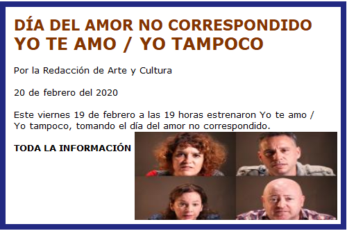 YO TE AMO YO TAMPOCO